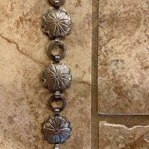 Silver decorative belt